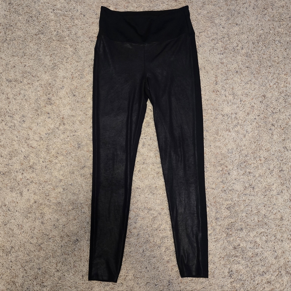 Red Hot By Spanx Leggings Black Shimmer
